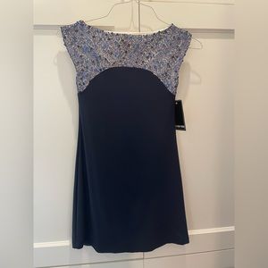 Girls Size 16 UN DEUX TROIS blue sequin dress